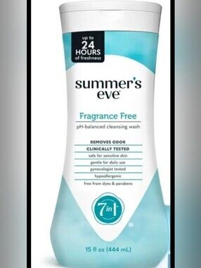 Summer’s Eve Fragrance Free Gentle Daily Feminine Wash, pH balanced